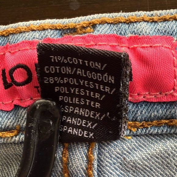 London Low Rise Distressed Denim Shorts - Picture 9 of 10